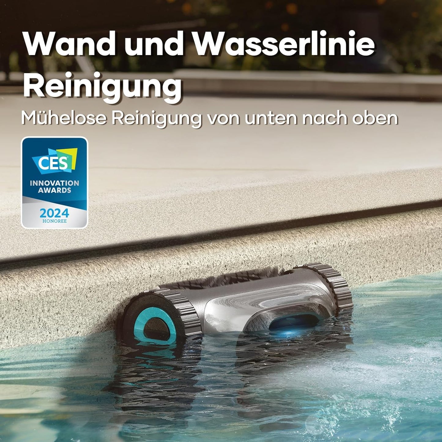 AIPER Scuba S1 Poolroboter Boden und Wand, Kabelloser Poolsauger mit Wandklettern, Intelligenten Navigation 2.0