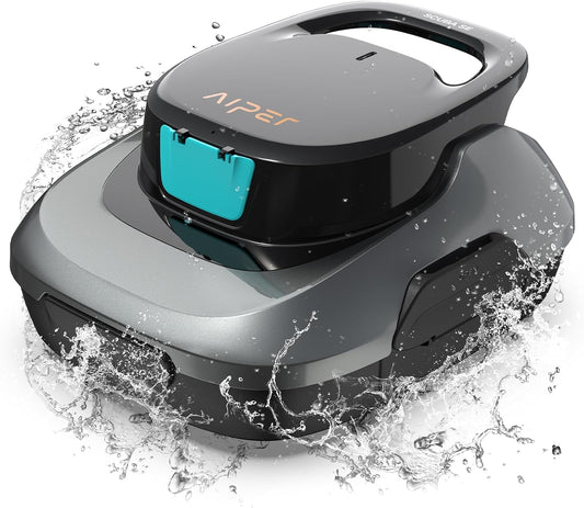 AIPER Poolsauger, Kabelloser Poolroboter, 90 Minuten Reinigungsdauer