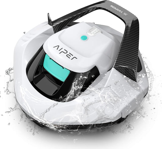 AIPER Poolroboter Akku, Kabelloser Poolsauger, Poolstaubsauger, Laufzeit bis zu 90 Minuten