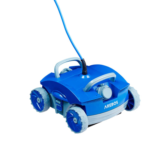 Arebos - Poolroboter Poolrunner Poolsauger Bodenreiniger Poolreiniger Pool Roboter - Blau